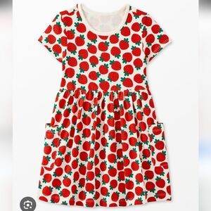 Hanna Andersson 3T Strawberry Playground Dress with Pockets